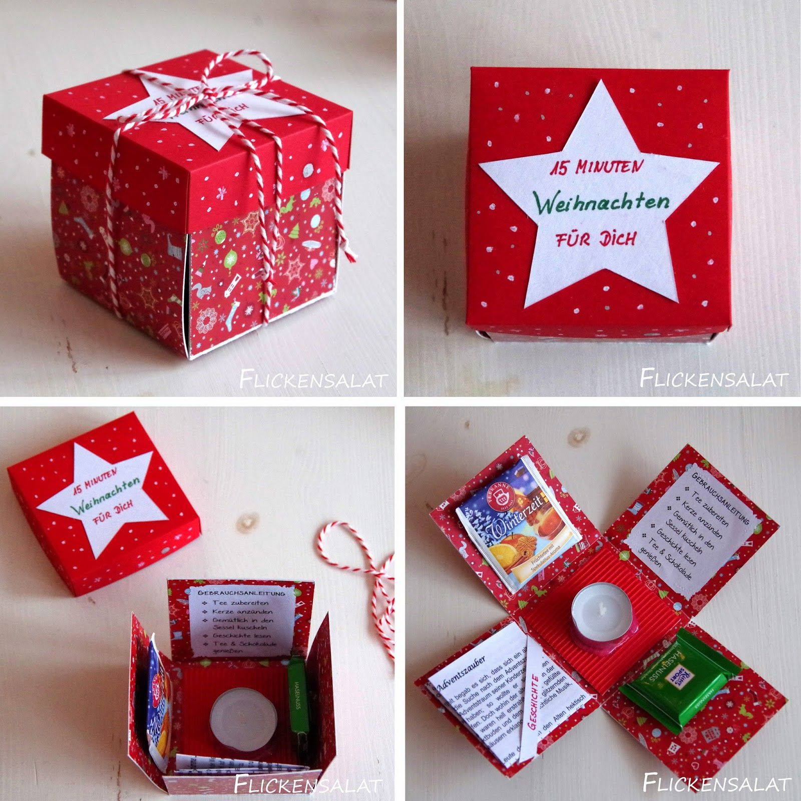 Pinterest Weihnachten Geschenke
 Flickensalat 15 Minuten Weihnachten Geschenk DIY