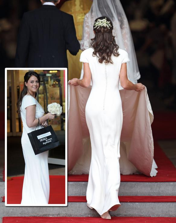 Pippa Middleton Kleid Hochzeit
 Pippas Kleid gibt es für 200 Euro als Kopie