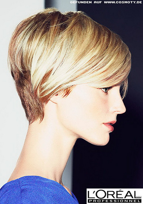 Pixi Haarschnitt
 Pixie cut lang