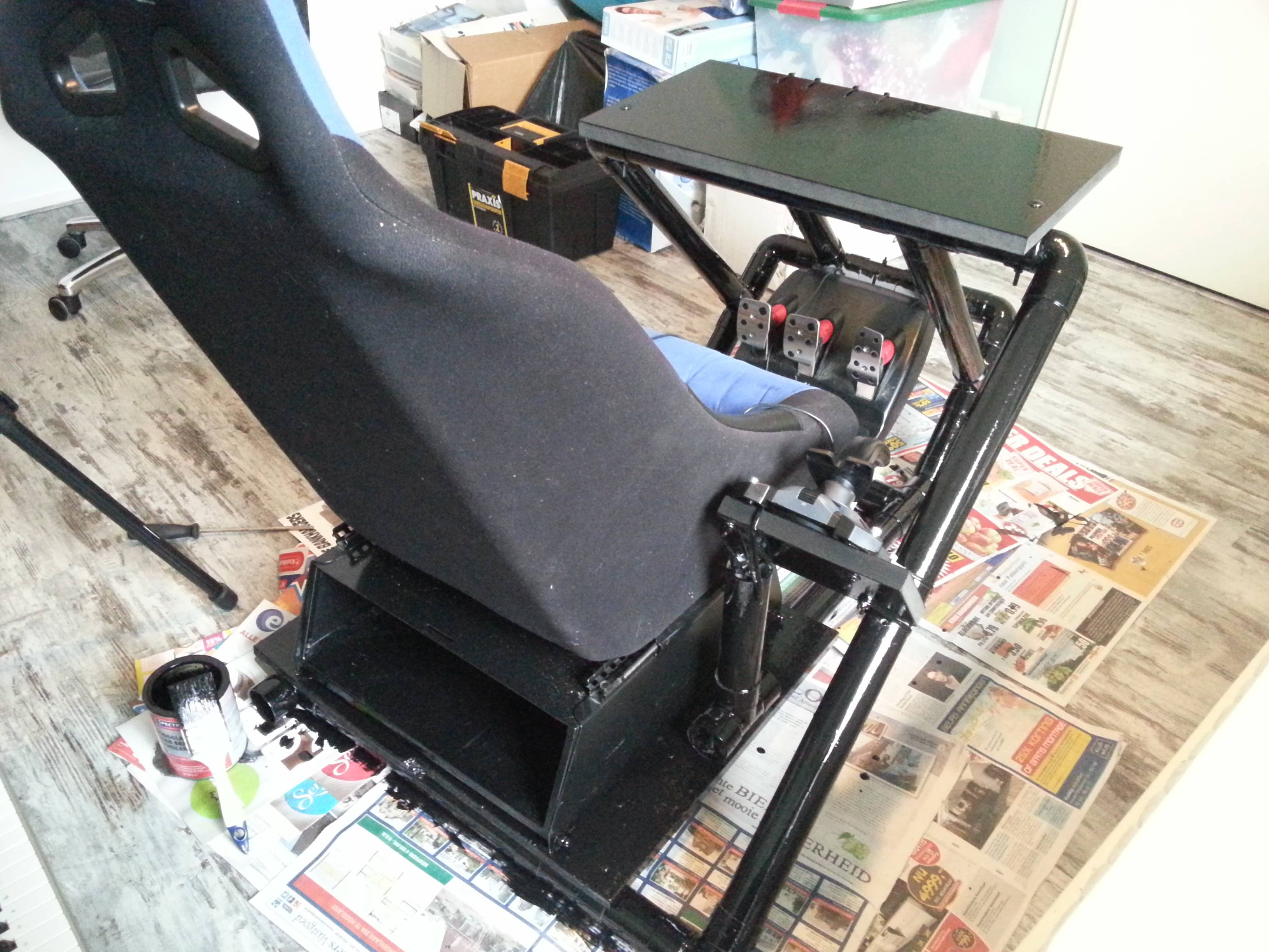 Playseat Diy
 My DIY playseat with G27 and Attack 3 Handbrake