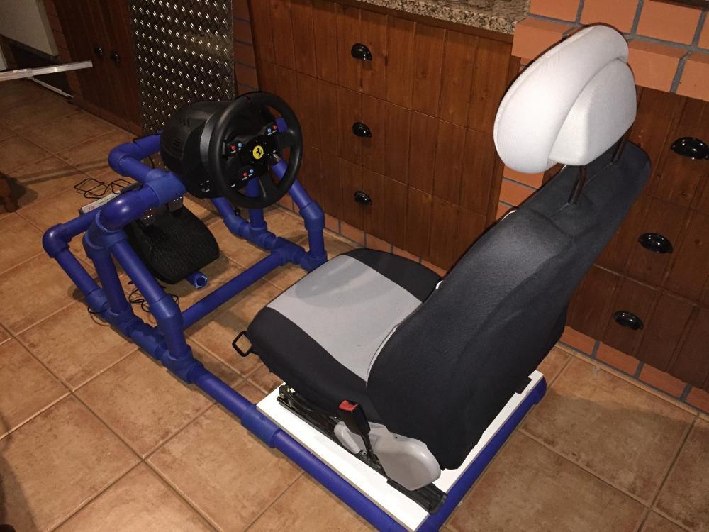 Playseat Diy
 SIMUL8R Mark II PVC plans bottom of pg 7 donations