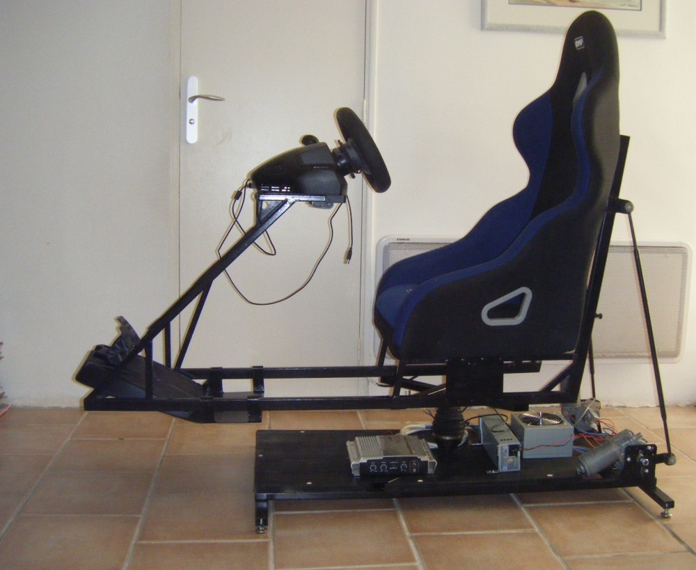 Playseat Diy
 2DOF Motion Simulator with truck wiper motor playseat