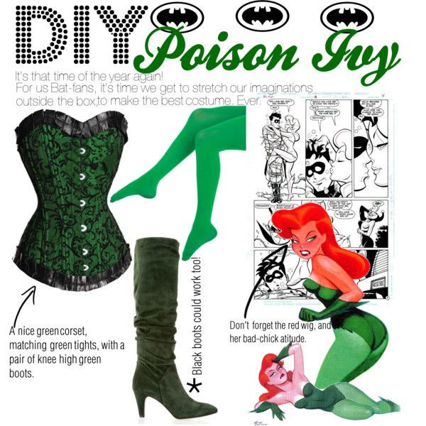 Poison Ivy Kostüm Diy
 DIY Poison Ivy created by kortneybreanna on Polyvore