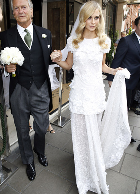 Poppy Delevingne Hochzeitskleid
 Beatrice Borromeo in Armani Privé