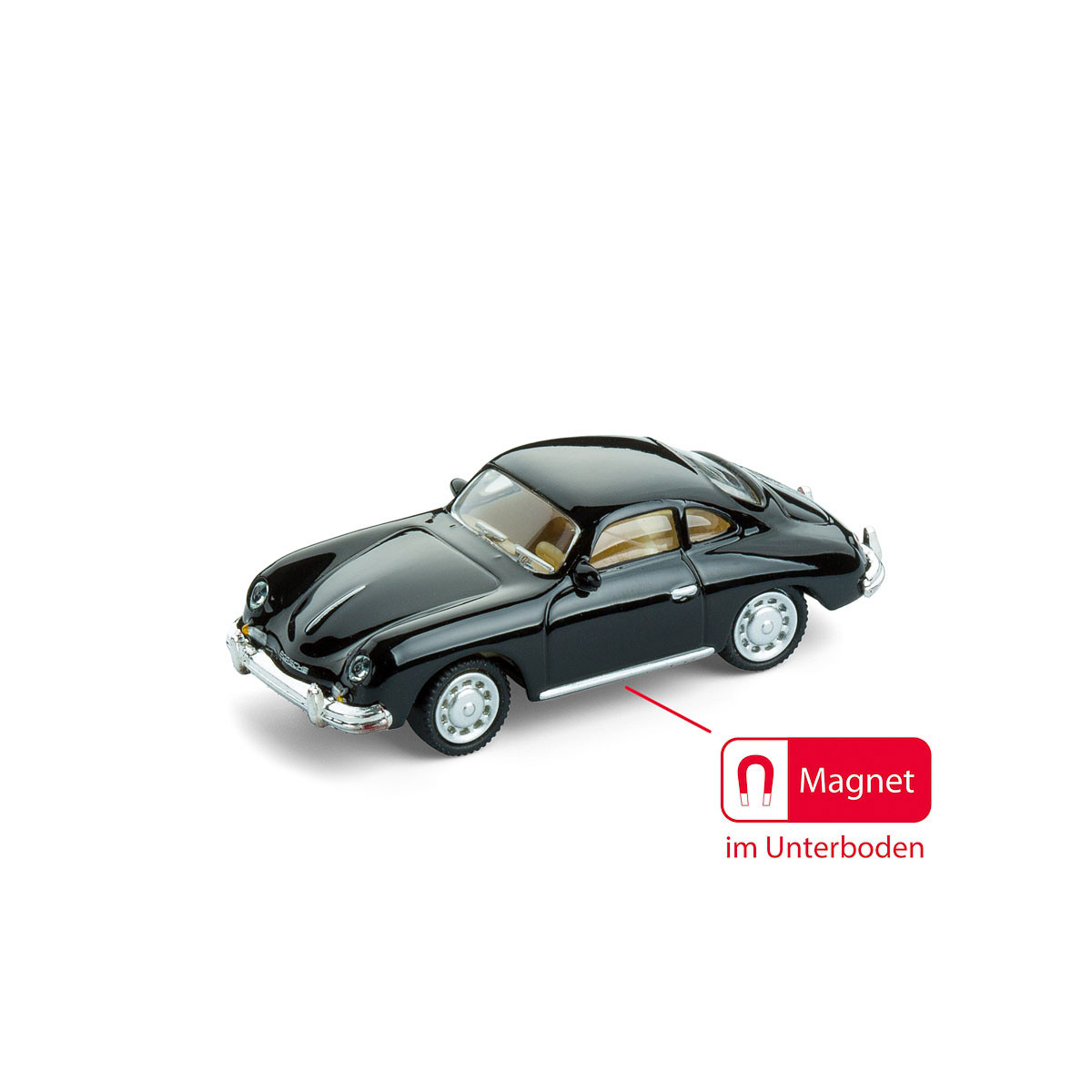 Porsche Geschenke
 Magnet – Porsche 356 A schwarz kaufen – corpus delicti