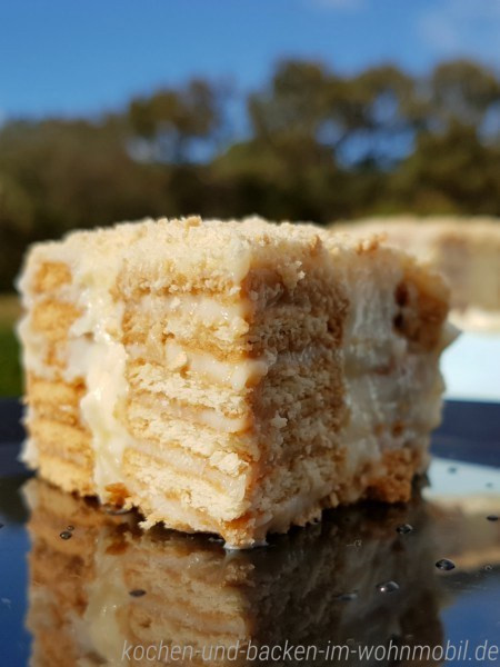 Portugiesischer Kuchen
 Portugiesischer Kekskuchen ohne Backen aus dem Wohnmobil