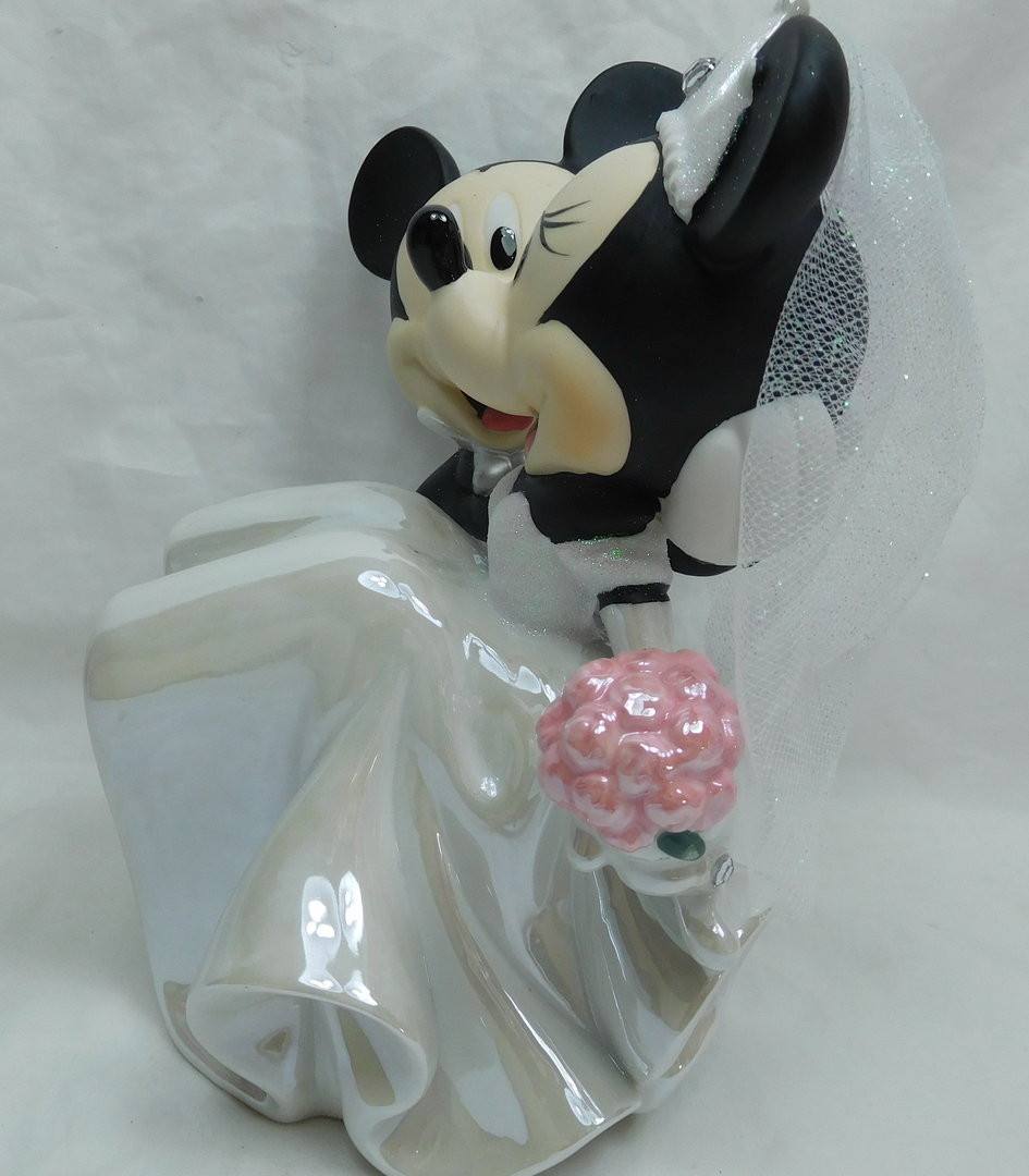 Porzellan Hochzeit
 Figur Mickey und Minnie aus Porzellan Hochzeit Brautpaar