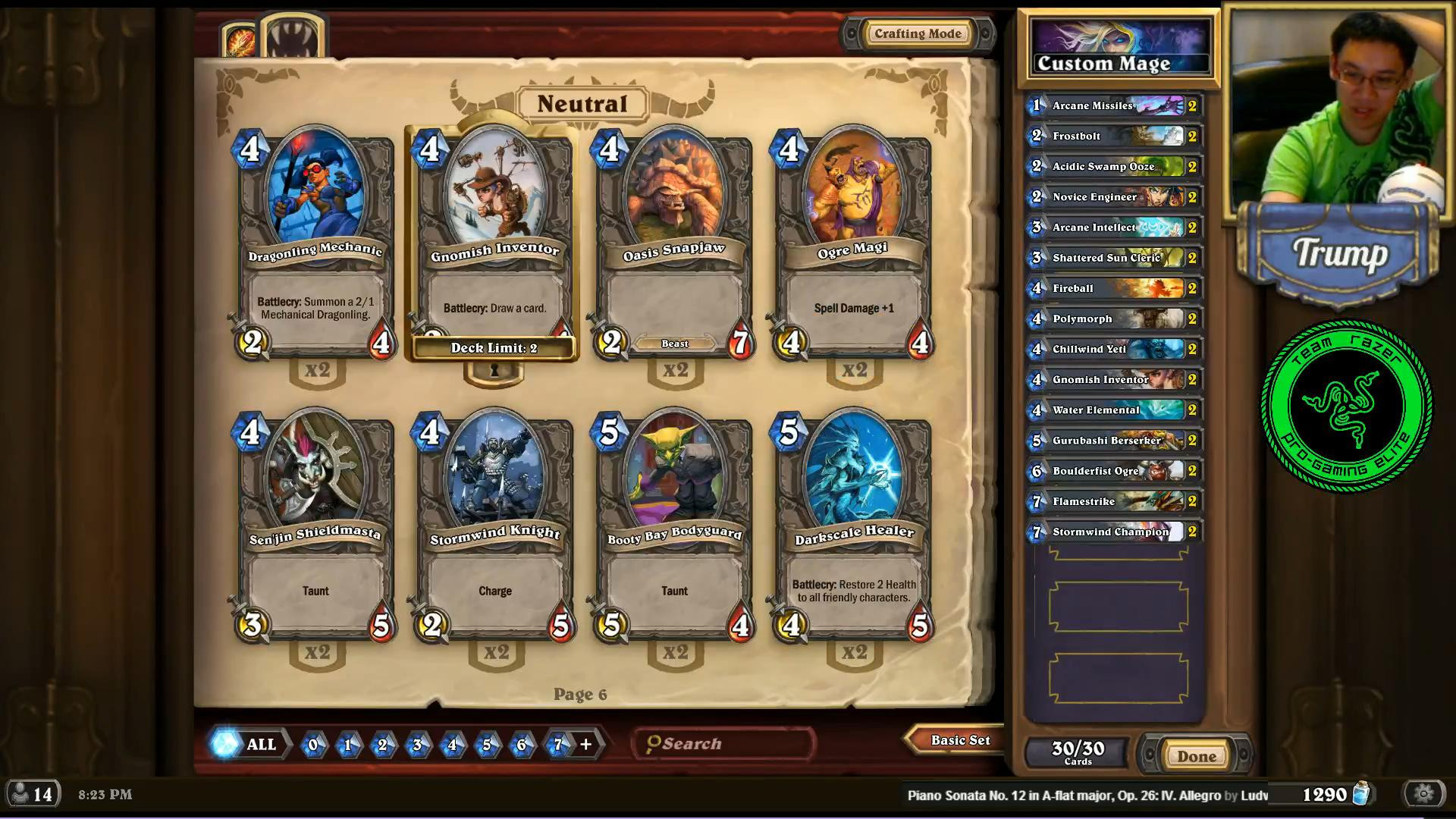 Priest Deck
 Trump s basic cards only Mage and Priest deck as seen on