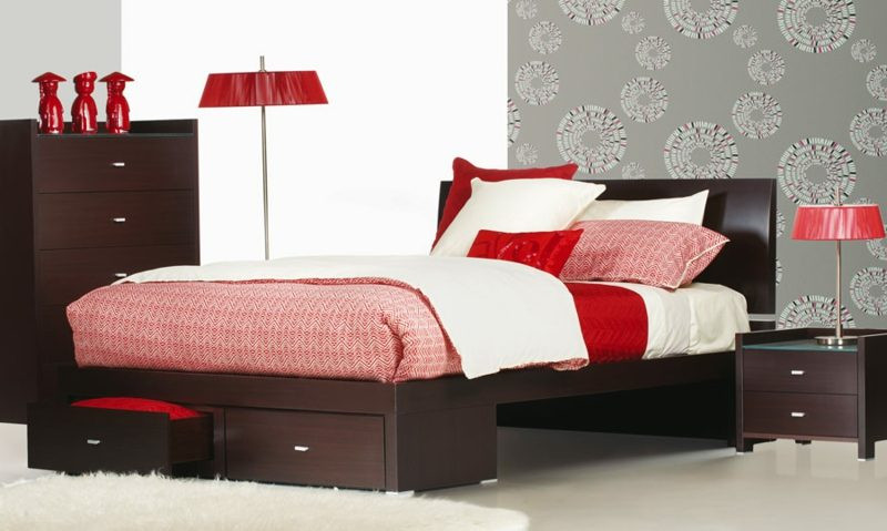 Queen Bett
 14 Exklusiv Queen Size BettSchlafzimmer Deko Ideen