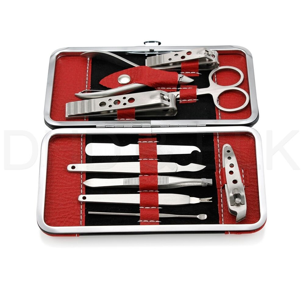 Quigg Maniküre Pediküre Set
 10 PCS Pedicure Manicure Set Nail Clippers Cleaner