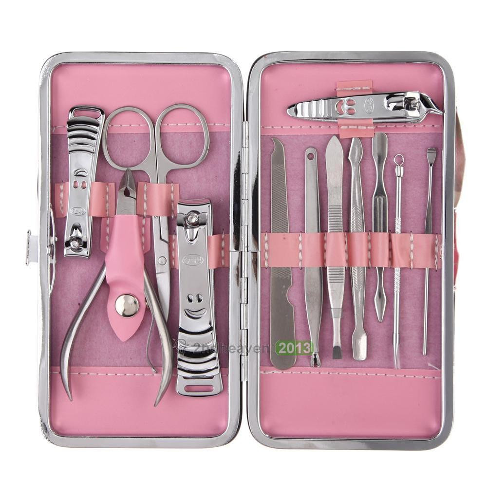 Quigg Maniküre Pediküre Set
 12Pcs Pedicure Manicure Set Nail Cuticle Clippers Cleaner