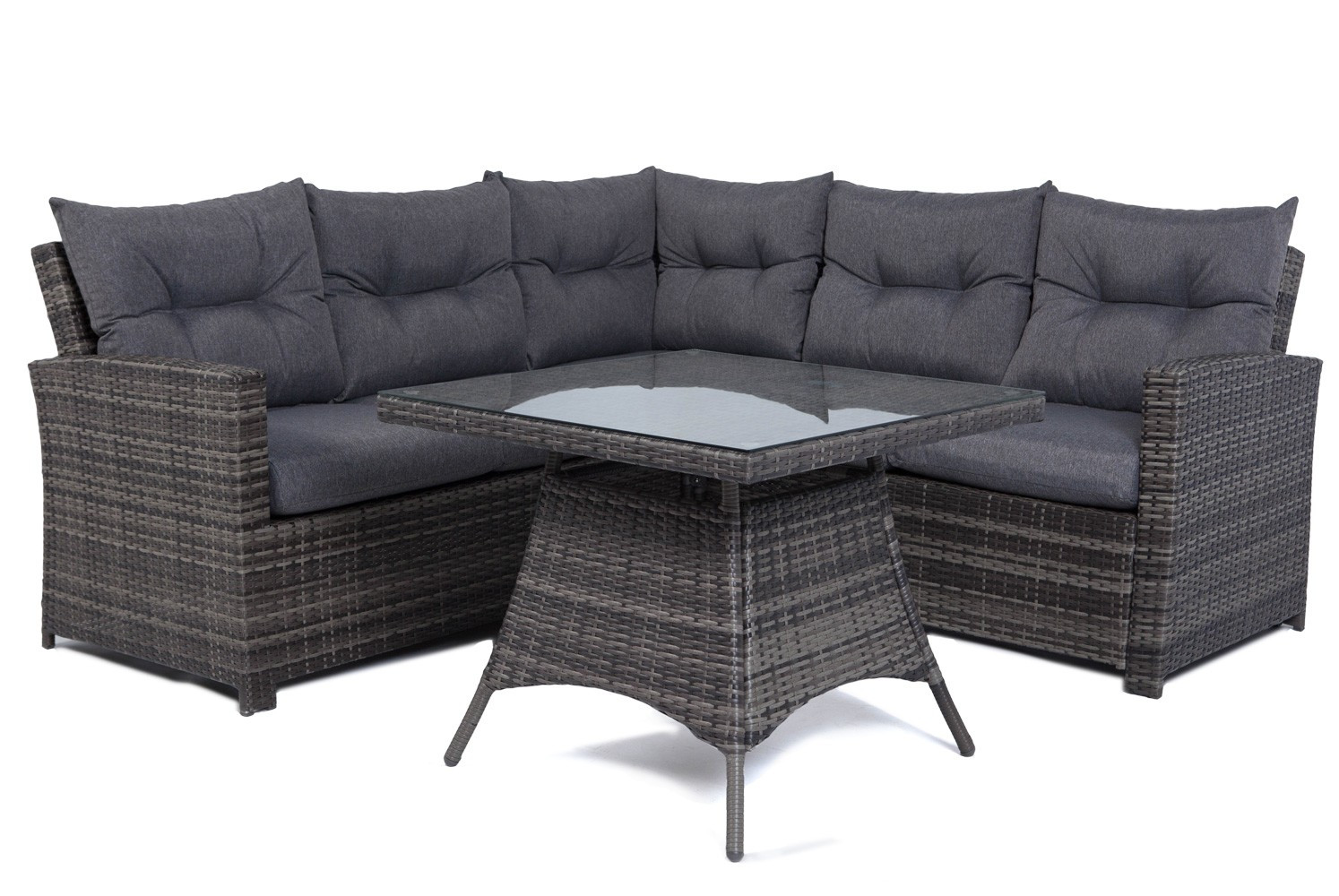 Rattan Lounge Set
 Mayfair 5 Seater Rattan Lounge High Back Corner Sofa Set