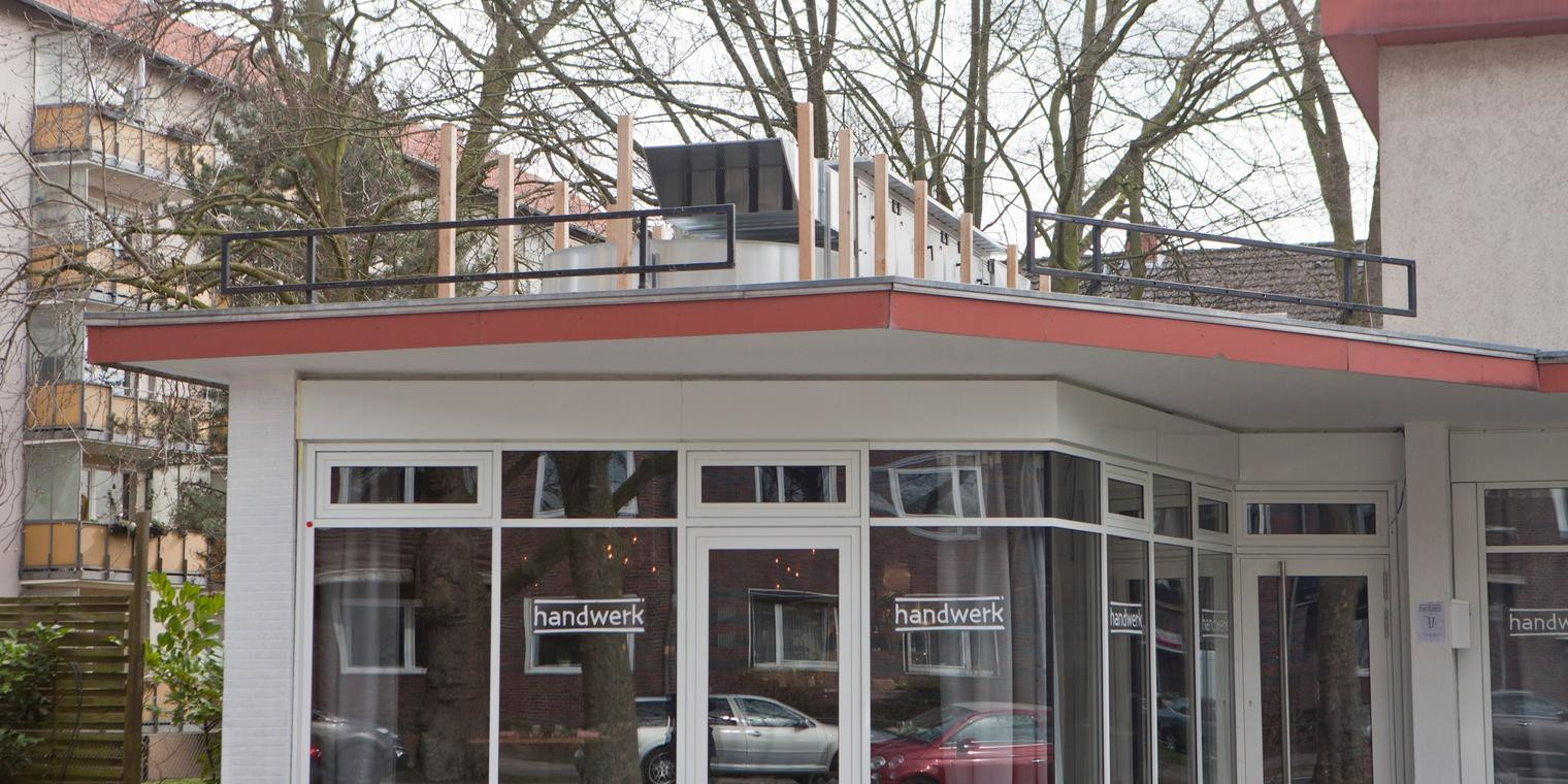 Restaurant Handwerk Hannover
 Ist Abluftanlage auf dem Restaurant Handwerk in der