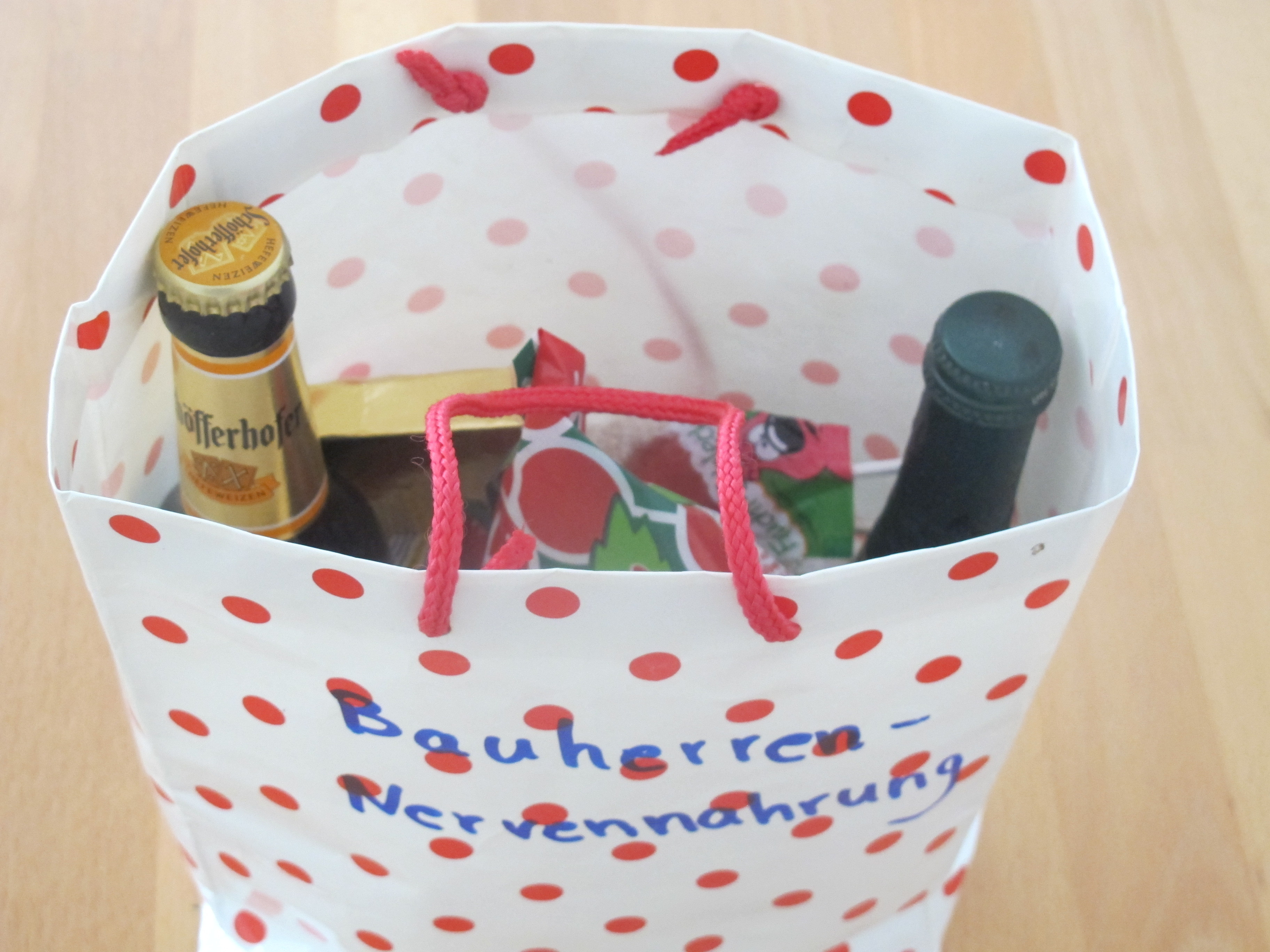 Richtfest Geschenke Mitbringsel
 geschenk zum richtfest nachbarn