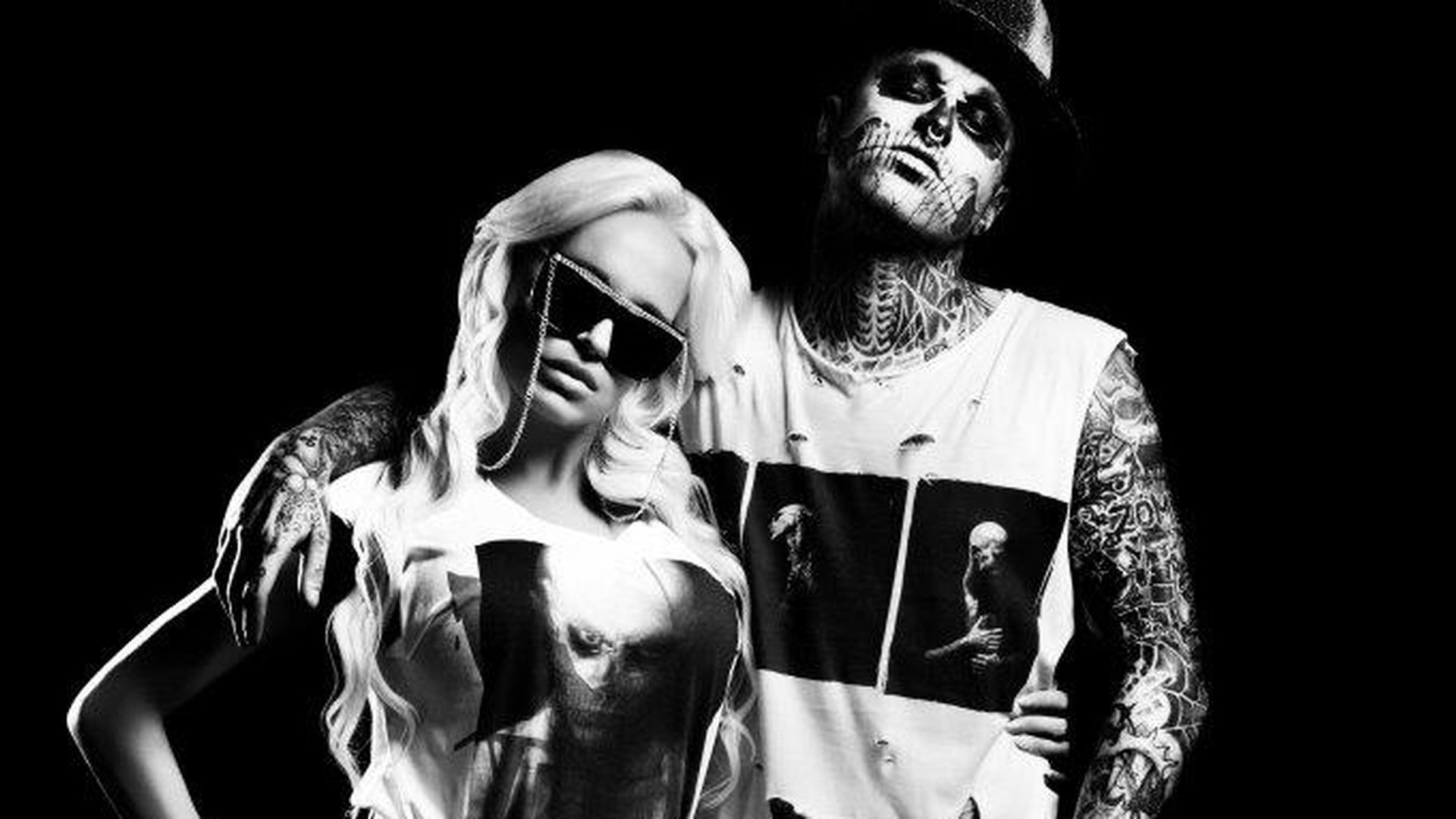 Rick Genest Hochzeit
 Schräg Gina Lisa & Zombie Boy gemeinsam vor der Kamera