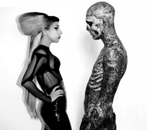 Rick Genest Hochzeit
 Paranormal And Strange World Zombie boy The Real Life