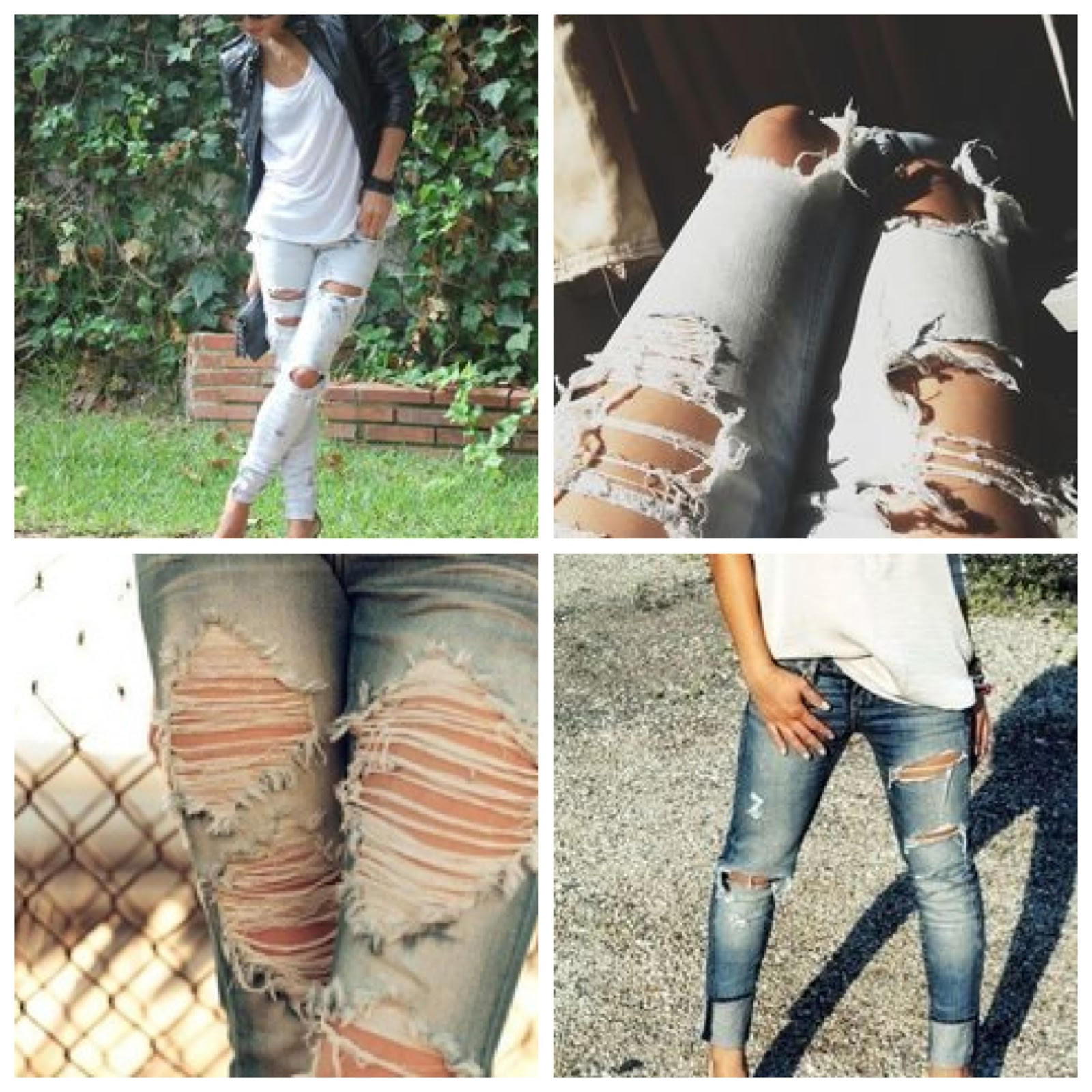 Ripped Jeans Diy
 Viva Diva Boutique Monday Blues DIY Ripped Jeans