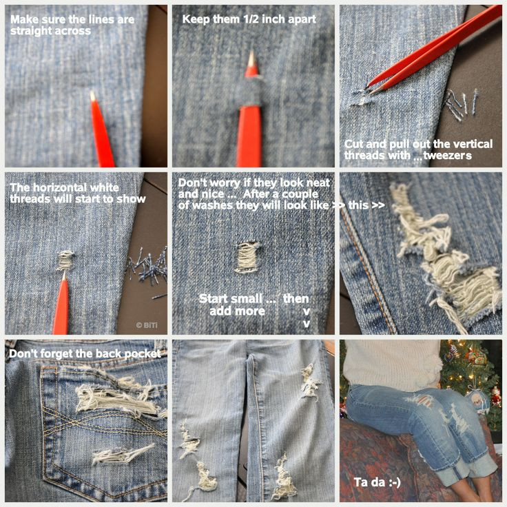 Ripped Jeans Diy
 Best 25 Diy ripped jeans ideas on Pinterest