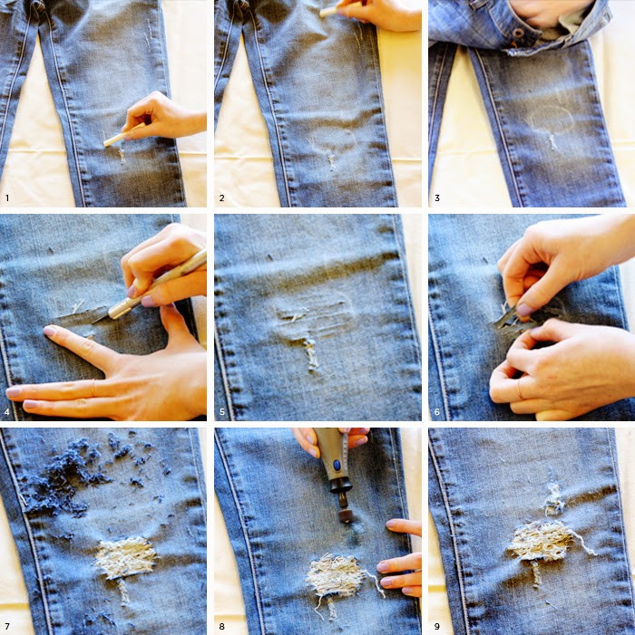 Ripped Jeans Diy
 DIY