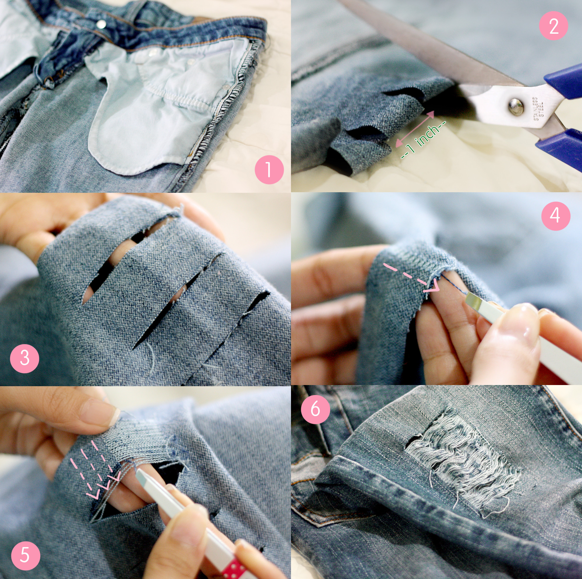 Ripped Jeans Diy
 more than an obsession