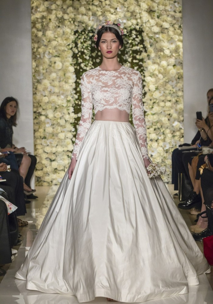 Rock Hochzeit
 Braut Mode Trends Angesagte Outfit Ideen aus zwei Teilen