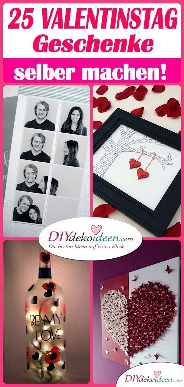 Romantische Geschenke Selber Machen
 25 romantische Valentinstag Geschenke Selber Machen