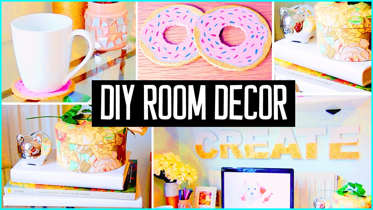 Room Decor Diy
 DIY ROOM DECOR Desk decorations Cheap & cute projects