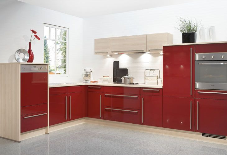 Rote Küche
 Küche in Rot Eckküche kuechen