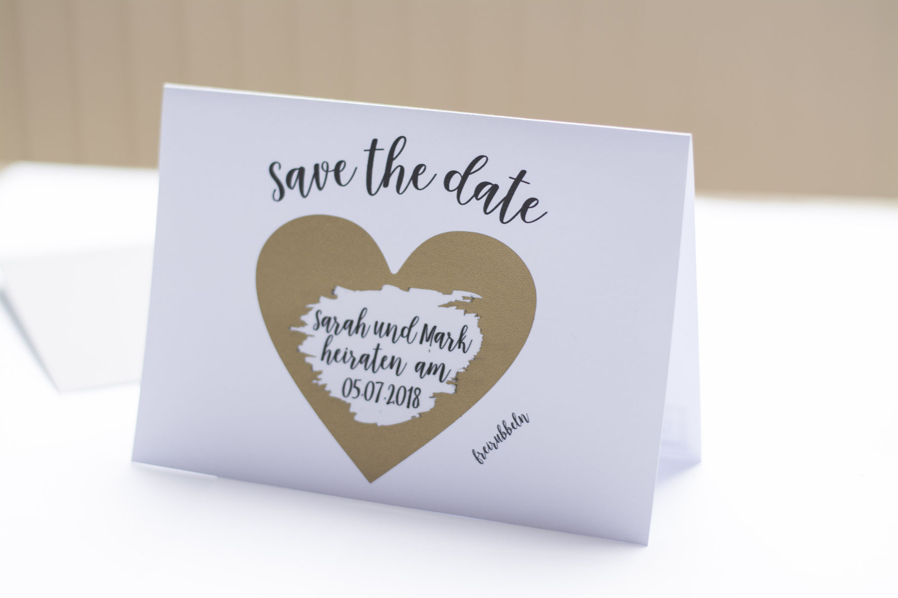 Rubbellose Hochzeit
 Rubbellose Save the Date Karten Happy Wedding Art