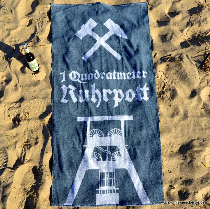 Ruhrpott Geschenke
 Handtuch “1 Quadratmeter Ruhrpott” – Das Geschenk für den