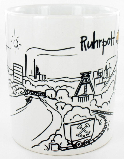 Ruhrpott Geschenke
 Keramiktasse "Skyline Ruhrpott" stadtmeister