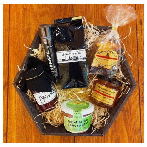Ruhrpott Geschenke
 Geschenkidee Ruhrpott Frühstück Geschenke in Korb & Kiste