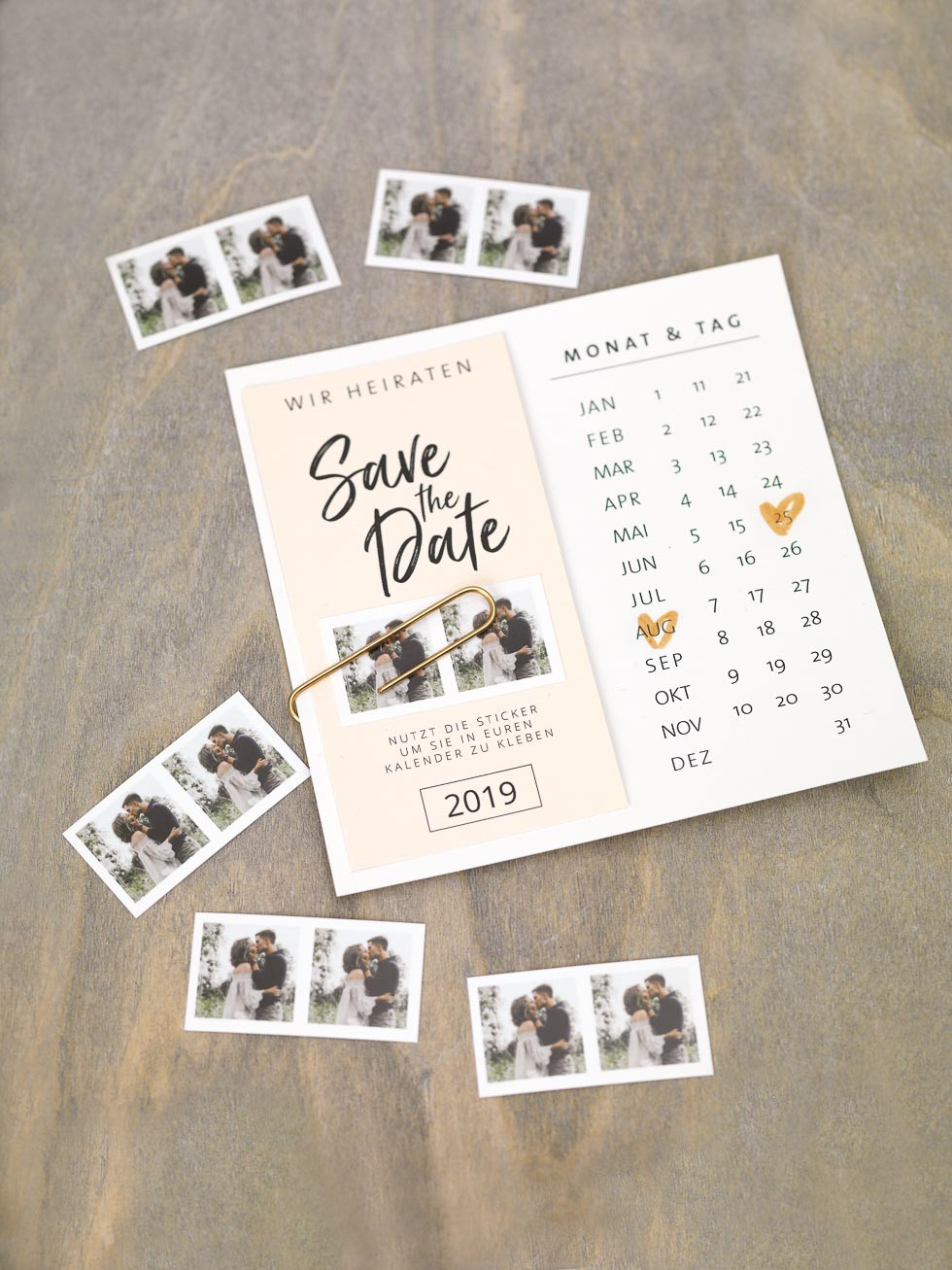 Save The Date Karten Diy
 15 Save the Date DIY Vorlagen für eure Hochzeit