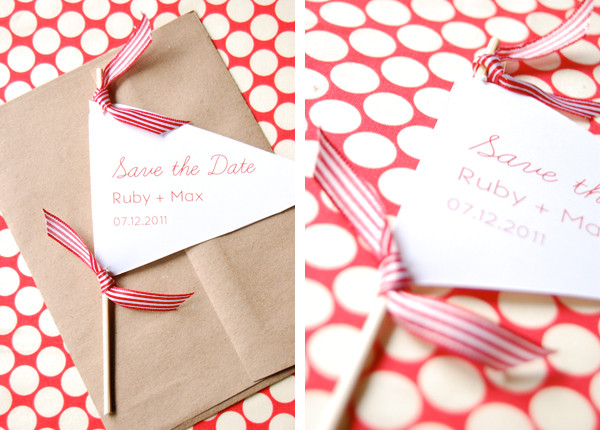 Save The Date Karten Diy
 Crafty Kraft paper