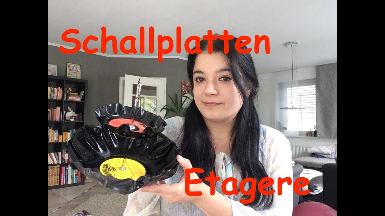 Schallplatten Diy
 DIY Schallplatten Etagere & Schüssel