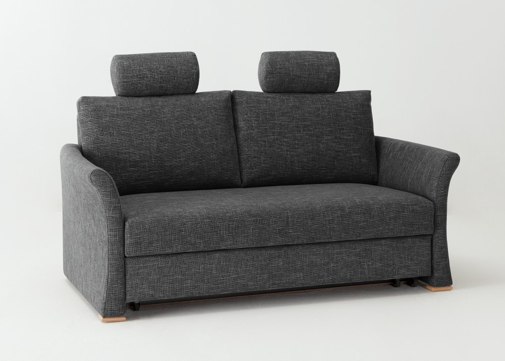 Schlafsofa Mit Bettkasten
 Bettsofa Keanu Komfort Schlafsofa mit Bettkasten Grau