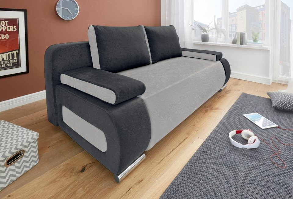 Schlafsofa Mit Bettkasten
 COLLECTION AB Schlafsofa mit Federkern inklusive