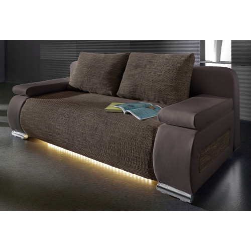 Schlafsofa Mit Led
 Schlafsofa wahlweise mit LED Unterbeleuchtung