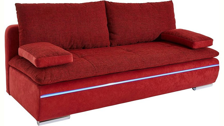 Schlafsofa Mit Led
 Schlafsofa wahlweise mit RGB LED Beleuchtung