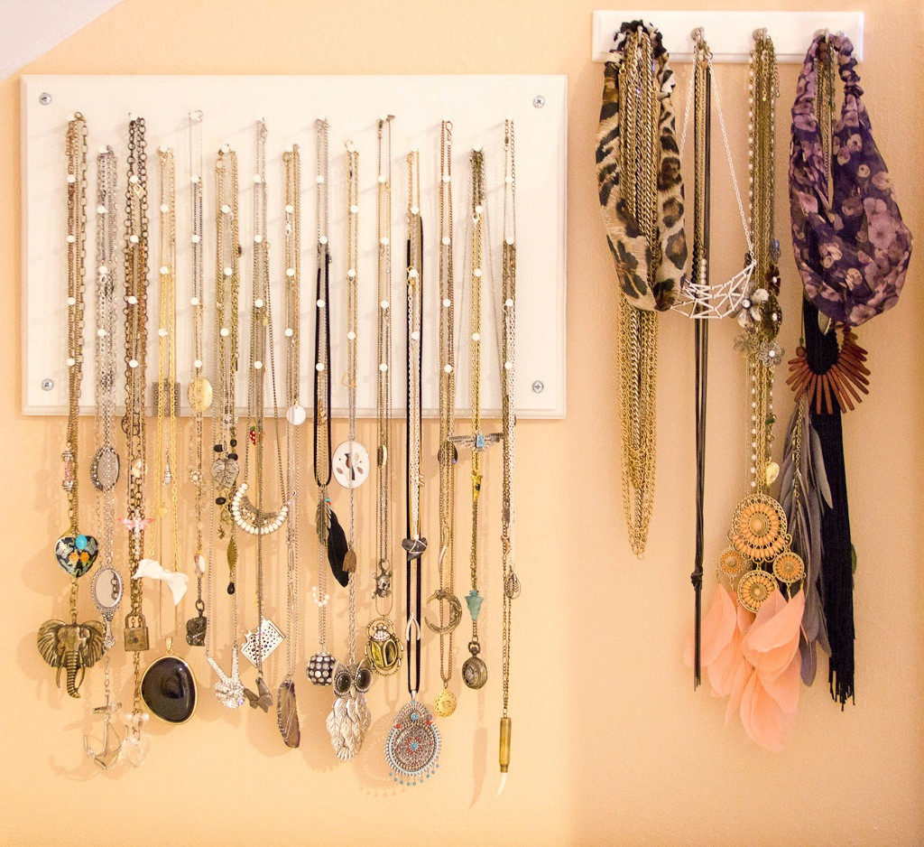 Schmuckhalter Diy
 DIY Nail Jewelry Holder