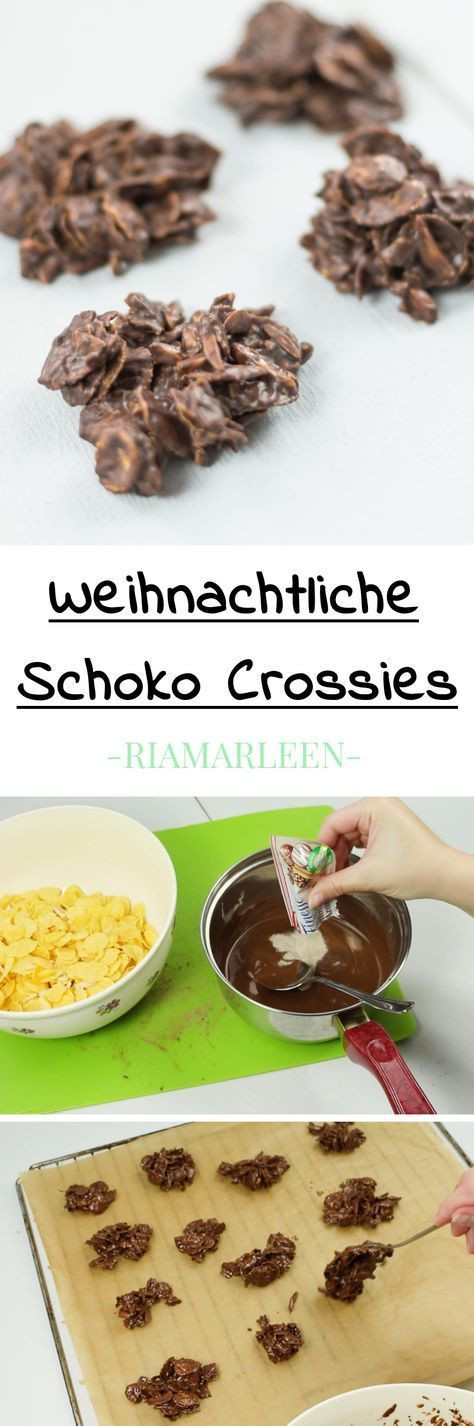 Schoko Geschenke
 Weihnachtliche Schoko Crossies selber machen schönes