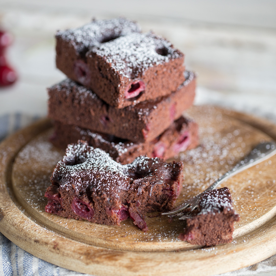 Schoko Kirsch Kuchen
 Schneller Schoko Kirsch Kuchen vom Blech