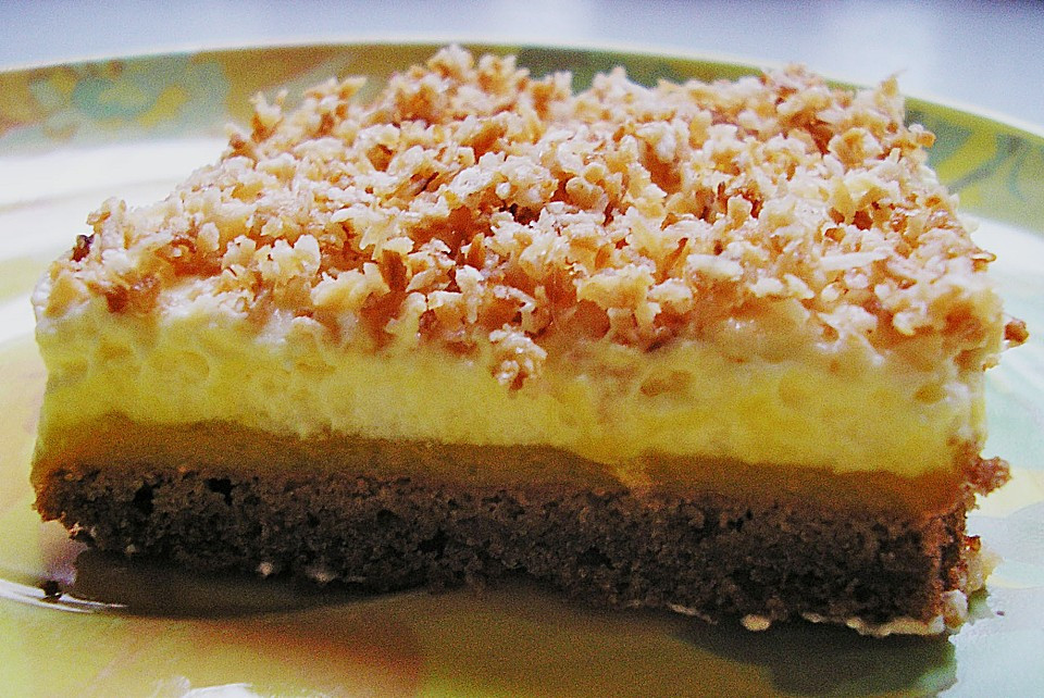 Schoko Kokos Kuchen
 Schoko Kokos Kuchen mit Mango Rezept mit Bild