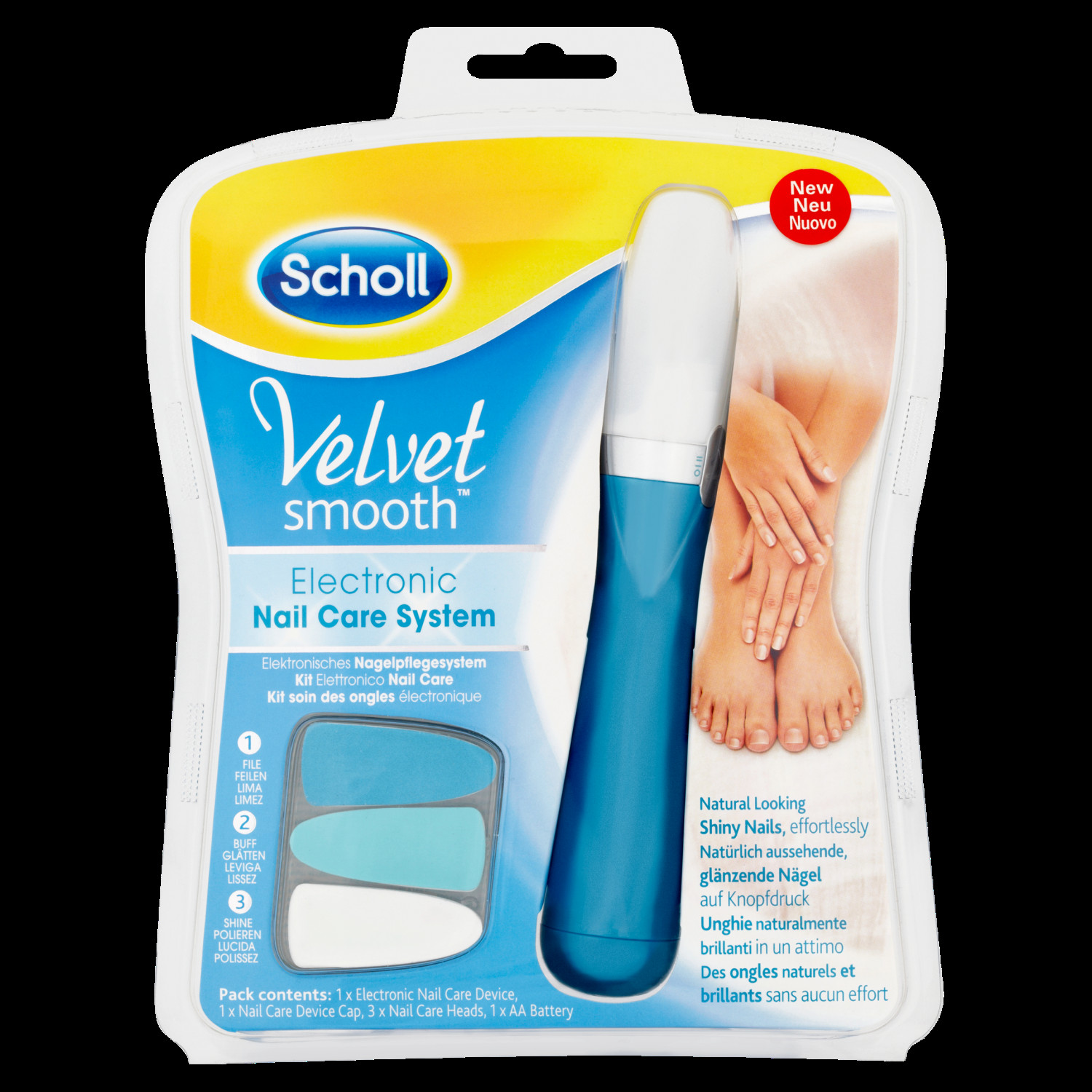 Scholl Maniküre
 Scholl Velvet Smooth Electric Nail Care System