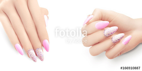 Schönes Nageldesign
 "Schönes und modernes Nageldesign" Stockfotos und