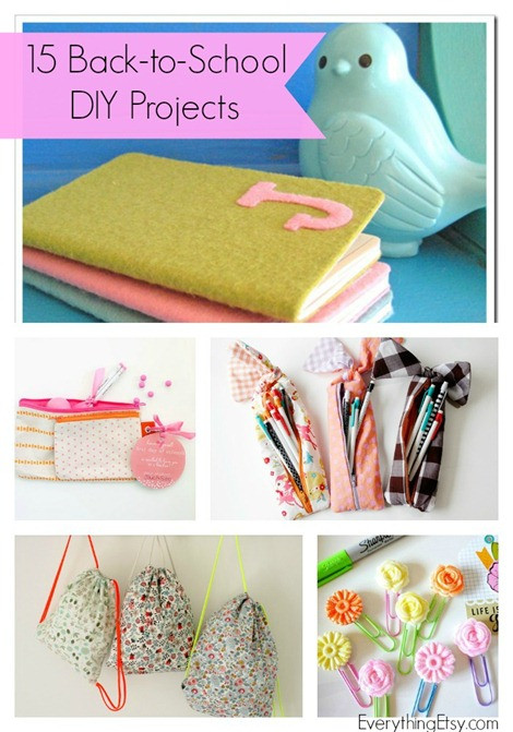 School Diy
 15 Back to School Projects DIY Ideas