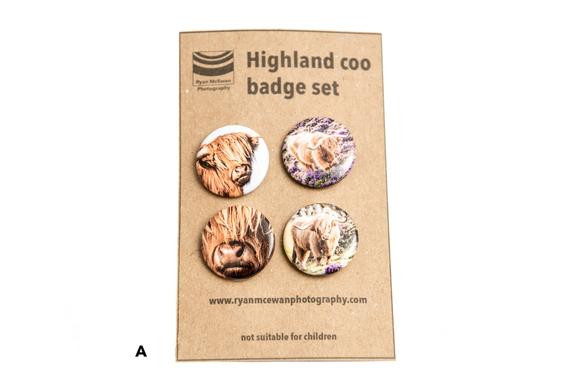 Schottische Geschenke
 Highland Kuh Highland Kuh Abzeichen Pin Abzeichen süße