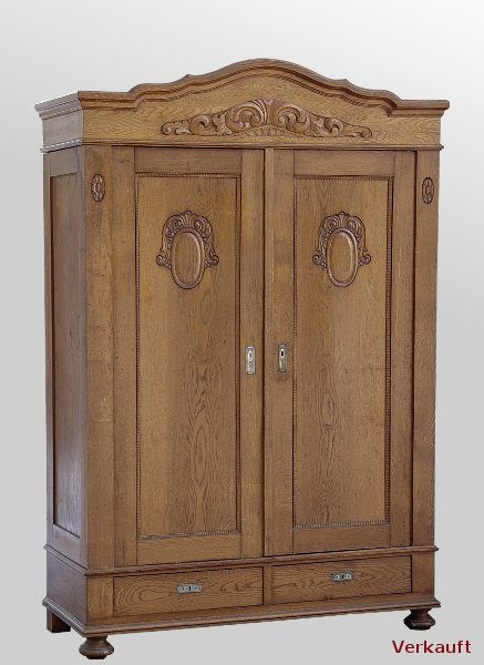 Schrank De
 Antiker Schrank Jugendstil Eiche zerlegbar