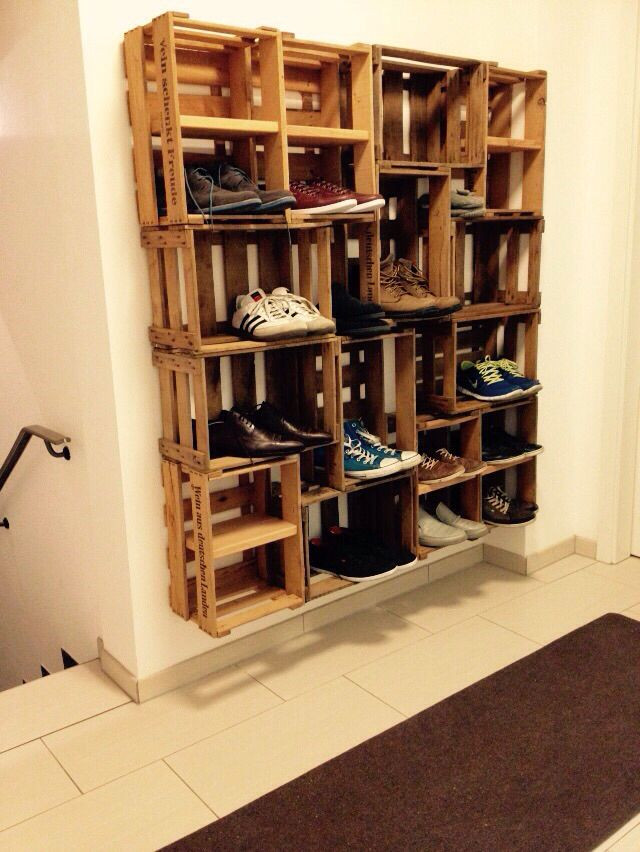 Schrank Diy
 DIY Weinkisten Schuhe Schrank DIY