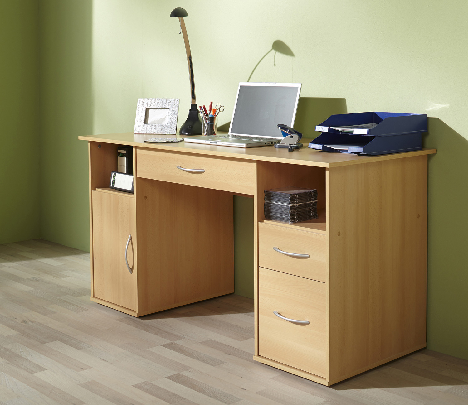 Schreibtisch Buche
 Schreibtisch Workstation putertisch Tisch Mod W033